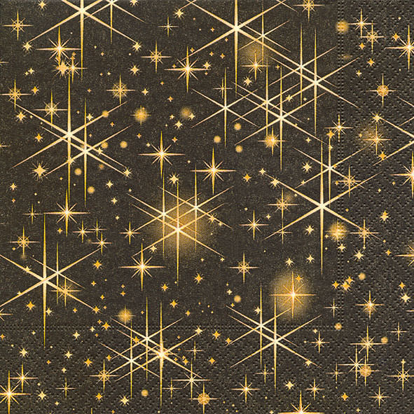 Napkins Glittering Stars - Christmas Napkins by Paper Design
