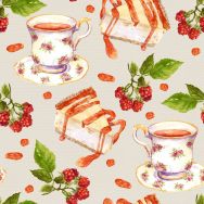 Cocktail napkins - Tea and Cake