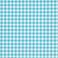 Napkins - New Vichy turquoise
