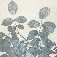 Napkins - Silver leaves
