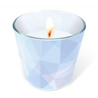 Candle in a glass - Polished