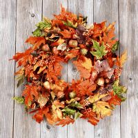 Napkins - Leaf wreath