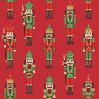 Napkins - Nutcracker red