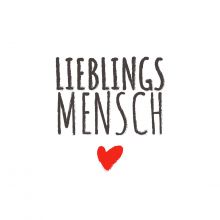 Cocktail napkins - Lieblings Mensch