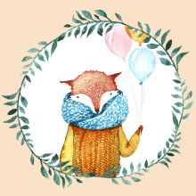 Napkins - Fox Balloons